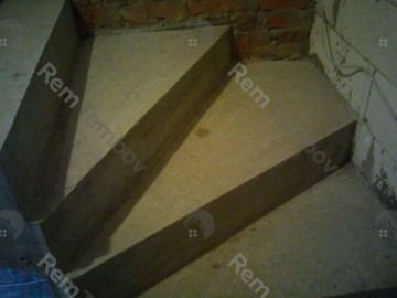 Фото шлифованной ступени из бетона